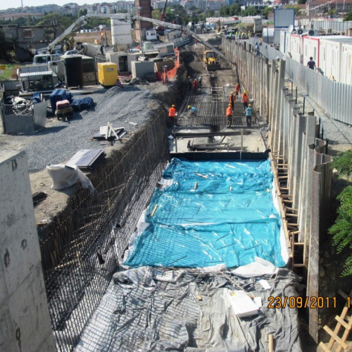 Marmaray BC1 Prj. (Avrupa Yakası) Palplanş İmalatları)